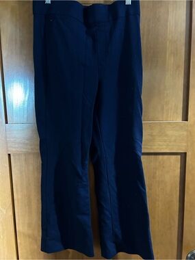 Nine West Blue Stretch Waist Work Pants